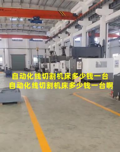 自动化线切割机床多少钱一台 自动化线切割机床多少钱一台啊